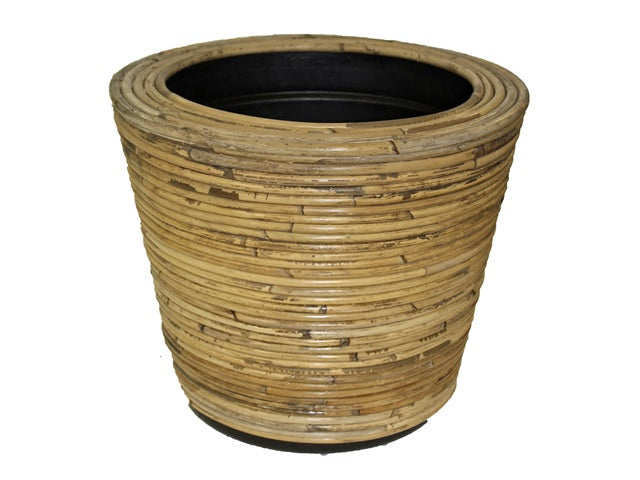 Drypot Round Stripe Grey D42H39cm