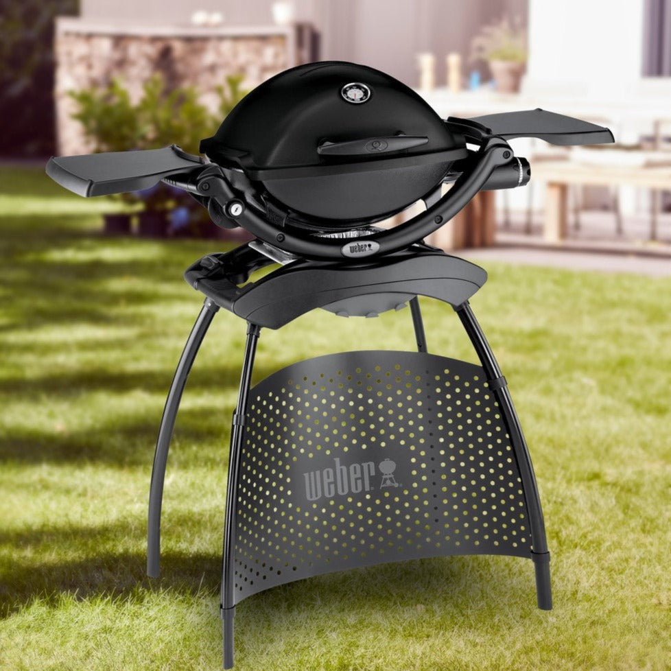 Weber Q 2200 Barbacoa de Gas con Stand – Black