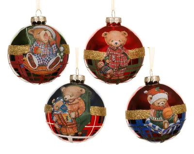 Baubles Glass 4Ass Assorted