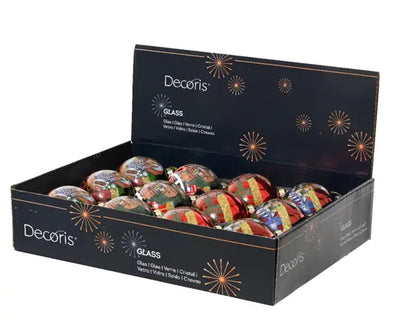 Baubles Glass 4Ass Assorted