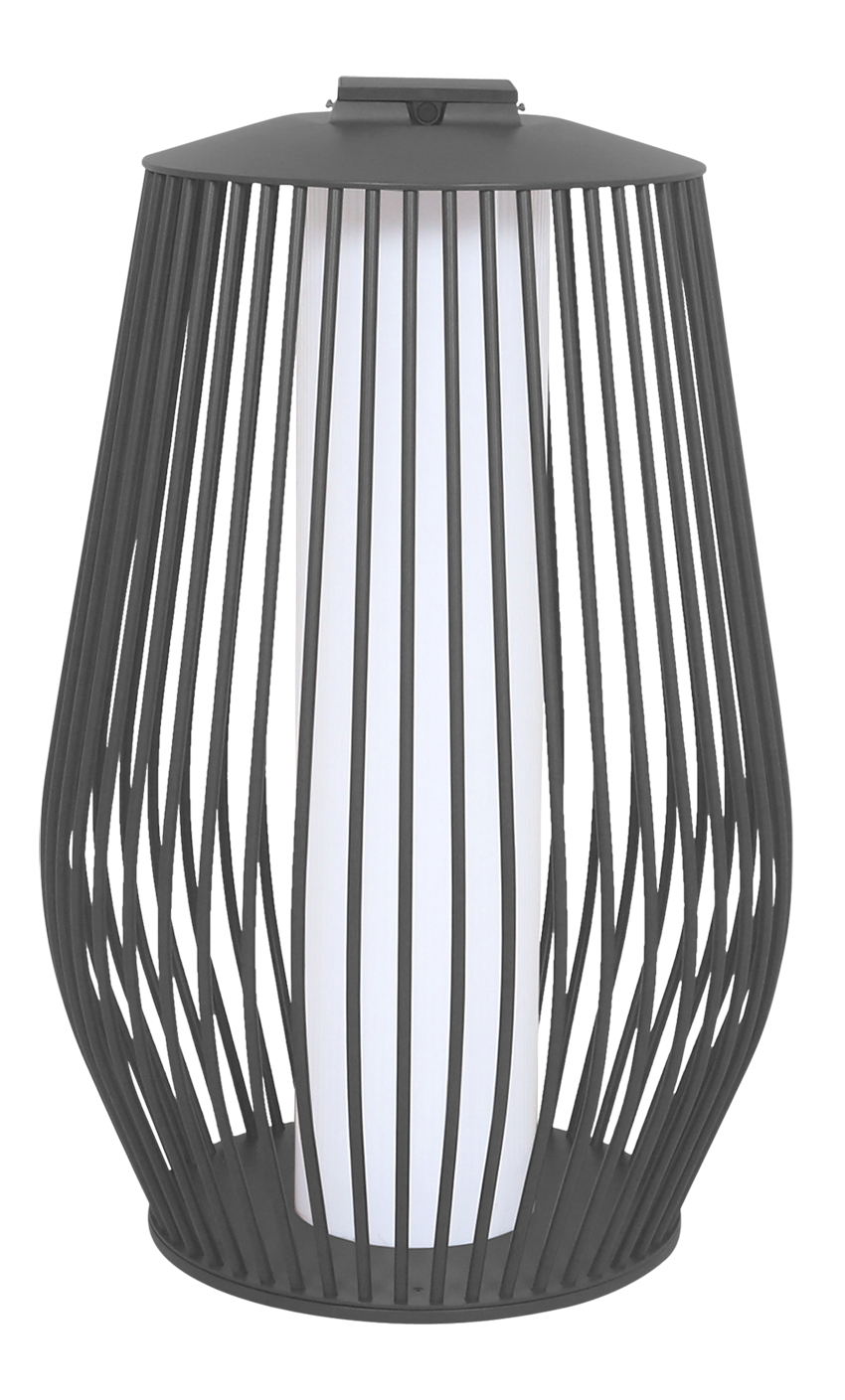 MANDALAY Solar & Rechargeable Big Lantern (Space Grey)