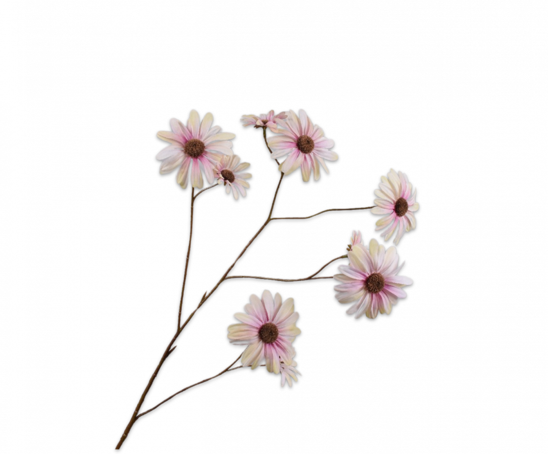 Daisy Spray Green/Mauve 102cm