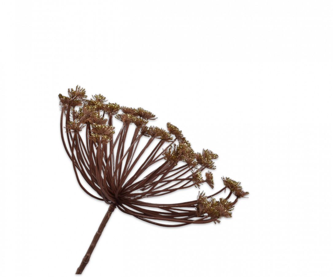 Queen An Lace Stem Gold 82cm