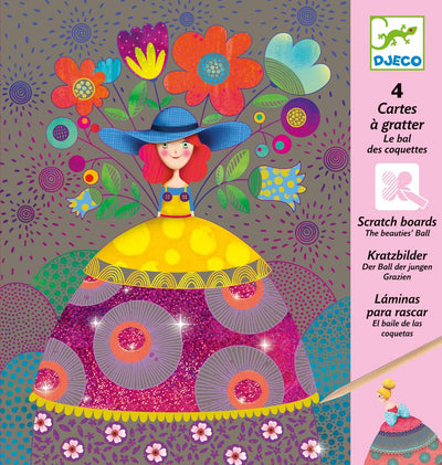 Art And Craft - Small Gifts For Older Ones - Scratch Cards The Beauties' Ball