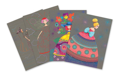 Art And Craft - Small Gifts For Older Ones - Scratch Cards The Beauties' Ball