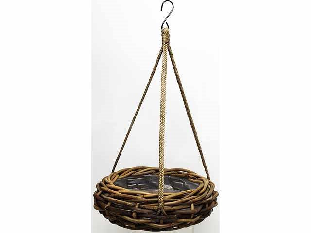 Hanging Basket Cl Rattan Honey D60H18cm