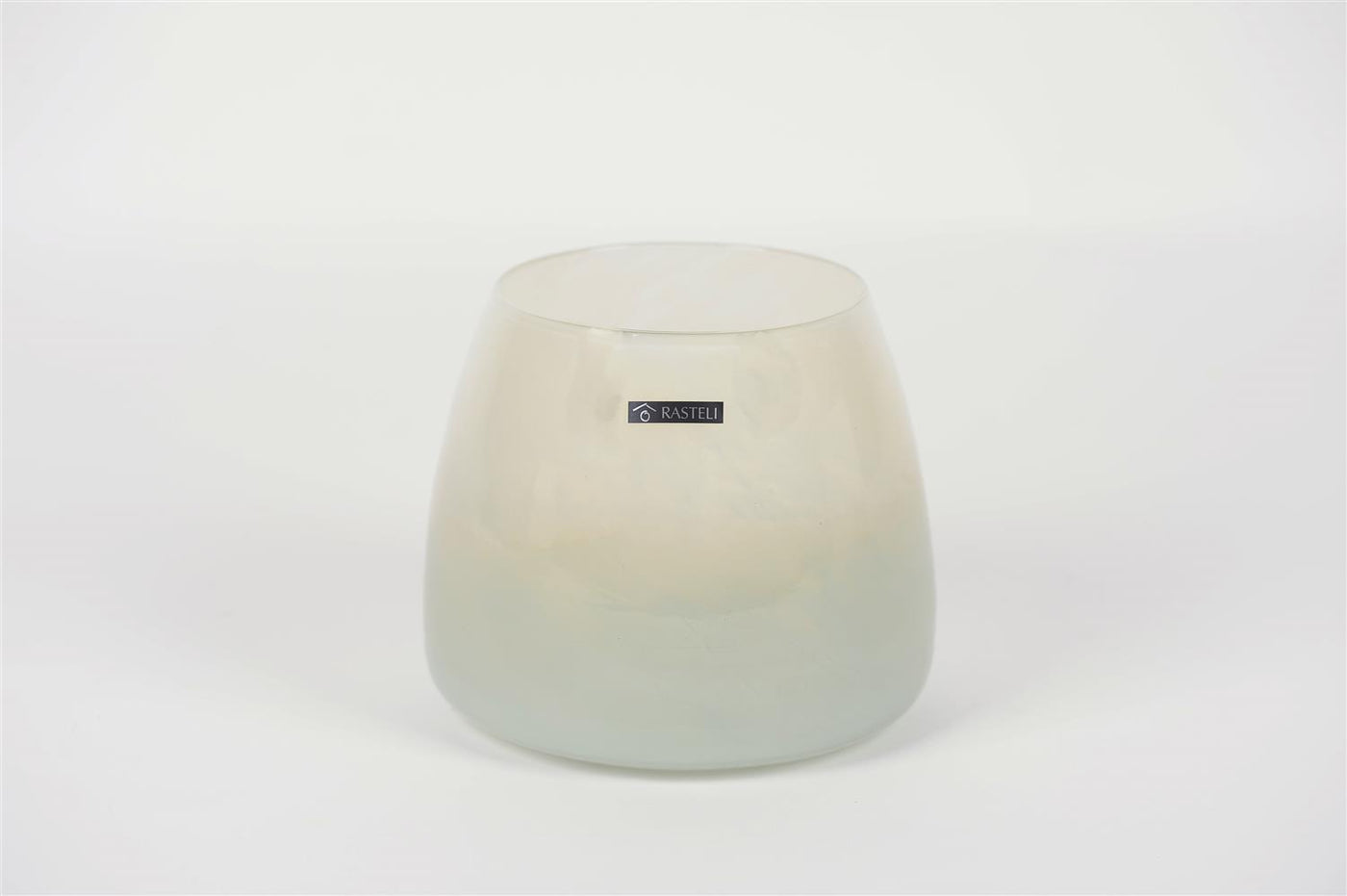 Subtle Seafoam - Glass Vase (Cylindrical)  - Large