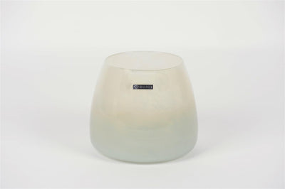 Subtle Seafoam - Glass Vase (Cylindrical)  - Large