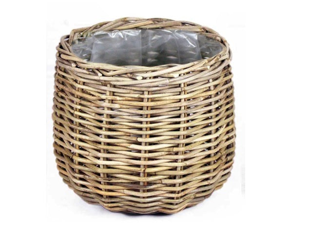 Basket Round Grey D38H33cm