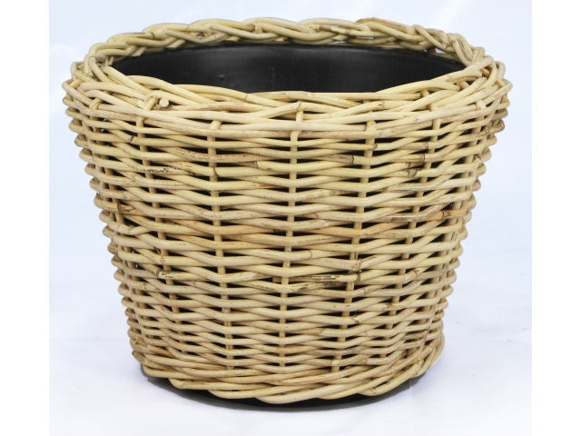 Drypot Rattan Blond 25x25H18cm