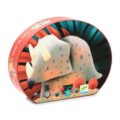 Silhoutte Puzzle Teo the Dino 24 Pcs FSC Mix