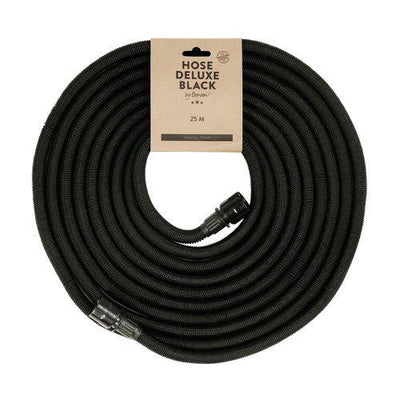 Garden Hose Deluxe Black 25 m