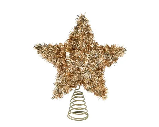 Treetopper Tinsel Tinsel Light Gold