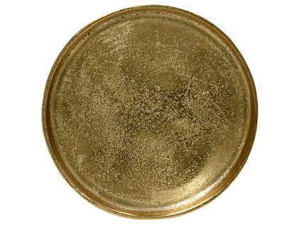 Deco Plate Aluminium - Gold - Small