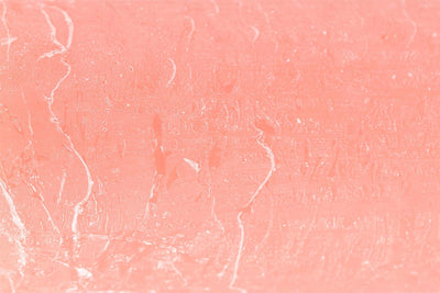 Rustic Candle - Luz Your Senses - Ø7xH10cm - Peach Pink