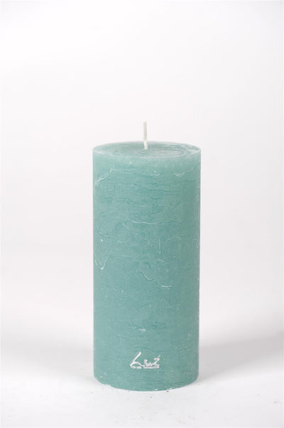 Rustic Candle - Luz Your Senses - Ø7xH15cm - Lagoon