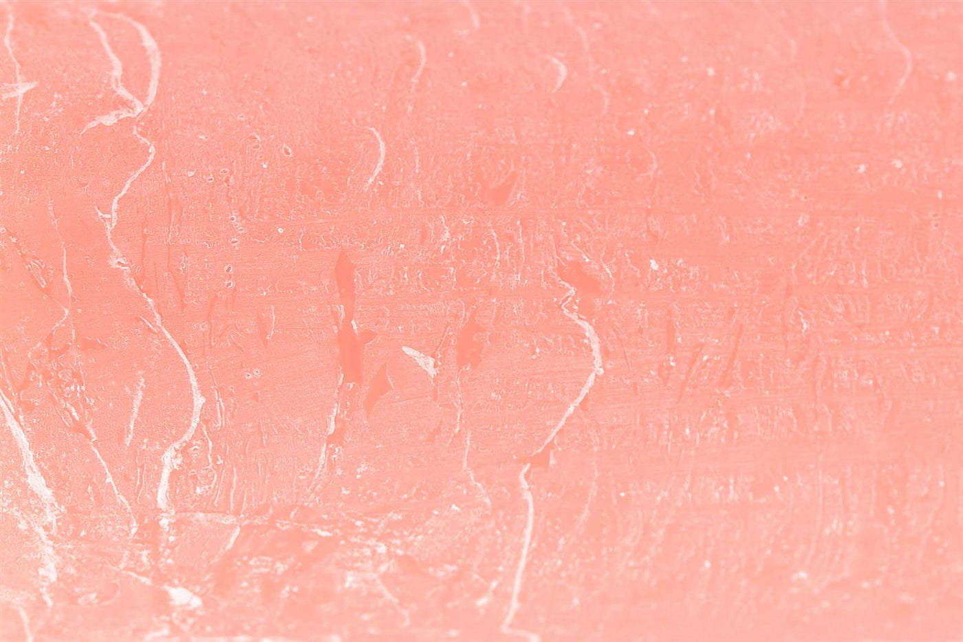 Rustic Candle - Luz Your Senses - Ø7xH15cm - Peach Pink