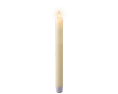 LED Waving Dinner Candle Wax Flat Top - Cream / Warm White