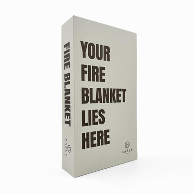 Coffee Table Book with Fire Blanket