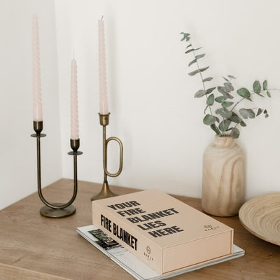 Coffee Table Book with Fire Blanket