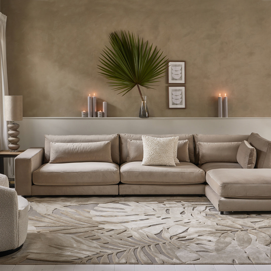 Palmera Rug Cream 290x200 (RM)