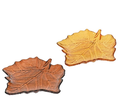 Plate Glass Leaf 2Col Ass Assorted