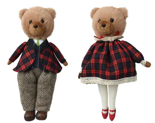 Bear Polyester With Checked Jacket With Checked Dress 2Ass Red/Colour(S)