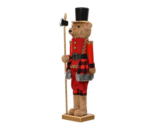Nutcracker Metal Nutcracker W Bear Head Chopper Red/Colour(S)
