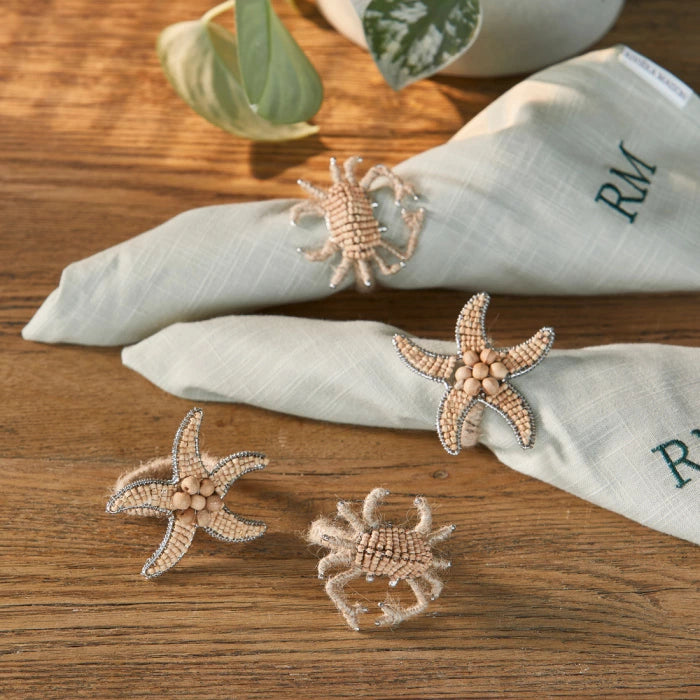 Sealife Napkin Ring Set of 4  (RM)