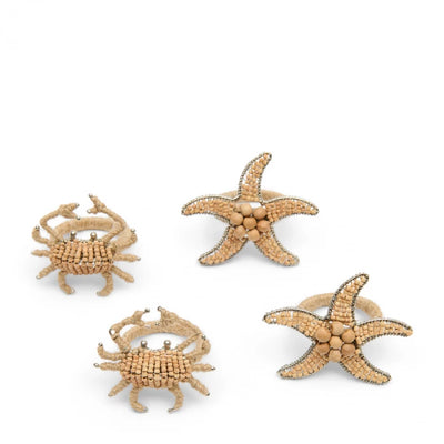 Sealife Napkin Ring Set of 4  (RM)