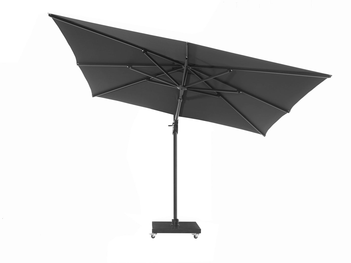Miami free pole 300x400 alu black/bl + base 120kg