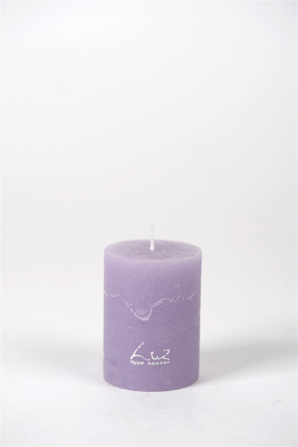 Rustic Candle - Luz Your Senses - Ø6xH8cm - Wisteria