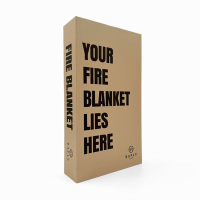 Coffee Table Book with Fire Blanket