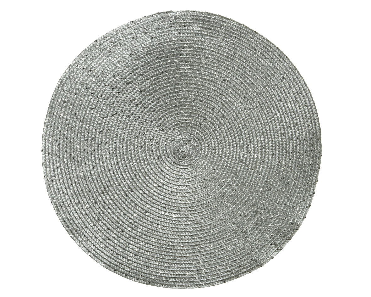Placemat Round - Silver