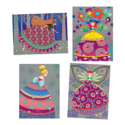 Art And Craft - Small Gifts For Older Ones - Scratch Cards The Beauties' Ball