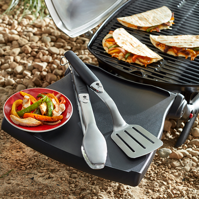 Premium Tongs - Stainless Steel, Black