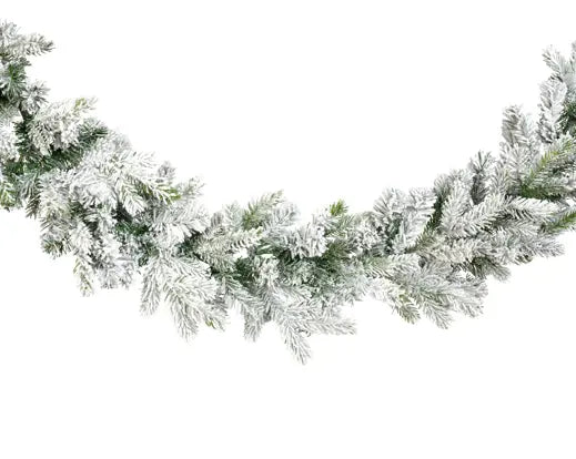 Grandis Garland Snowy Indoor Green/White