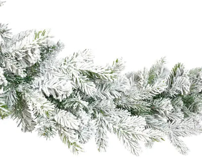Grandis Garland Snowy Indoor Green/White