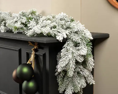 Grandis Garland Snowy Indoor Green/White