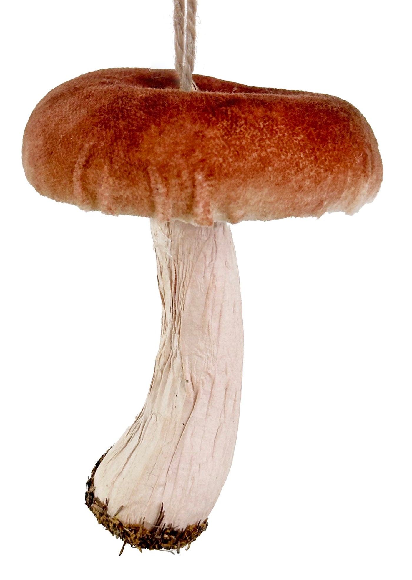 Mushroom Ornament Brown 10cm