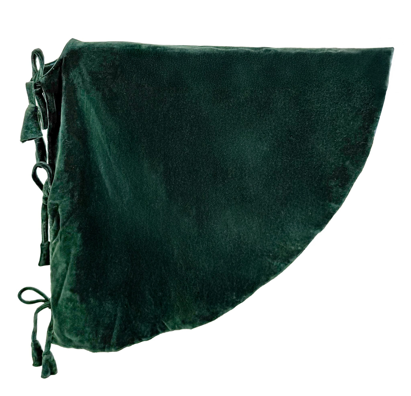 Velvet tree skirt green 120cm