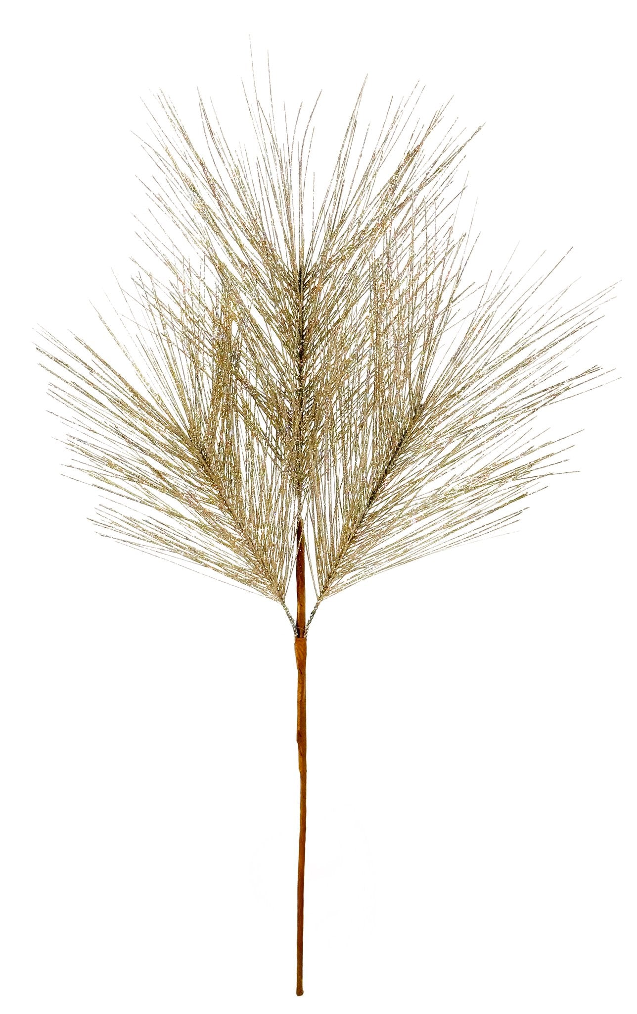 Glitter branch champagne 65cm