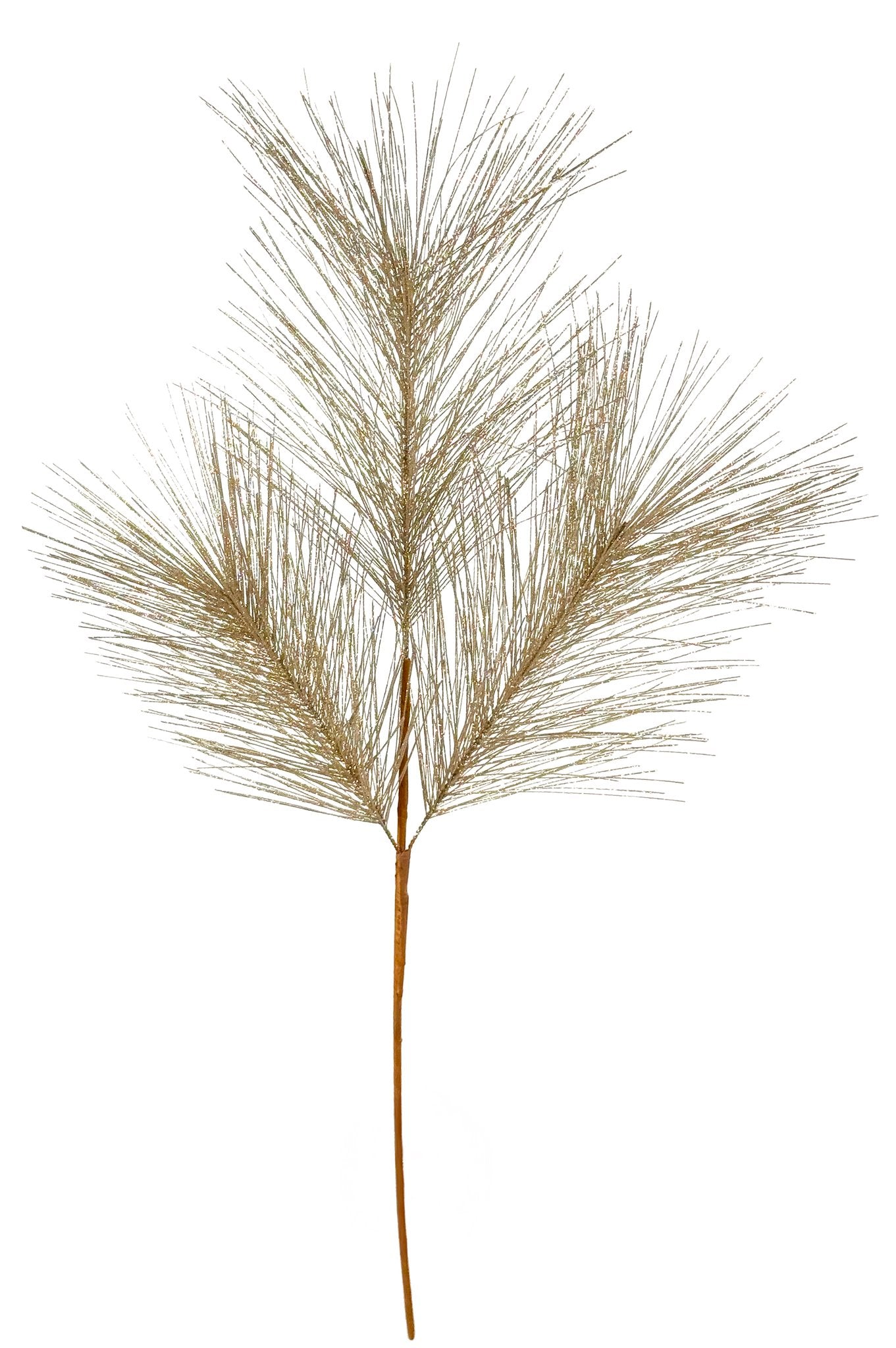 Glitter branch champagne 80cm