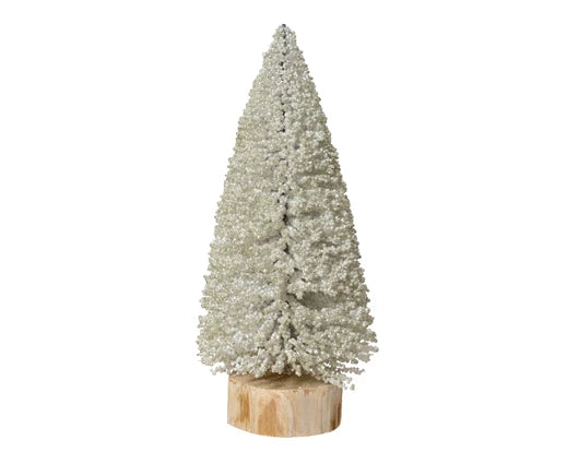 Brush Mini Tree Pearls Indoor Fsc 100% White/Pearl M