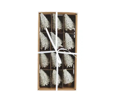 Brush Mini Tree Pearls Indoor Fsc 100% White/Pearl