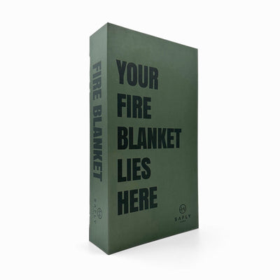 Coffee Table Book with Fire Blanket