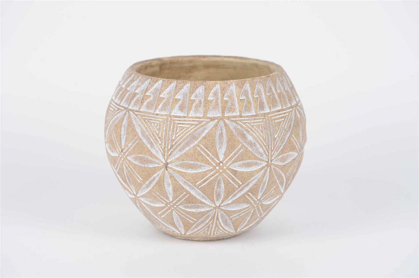 Pachira - Cement Flowerpot