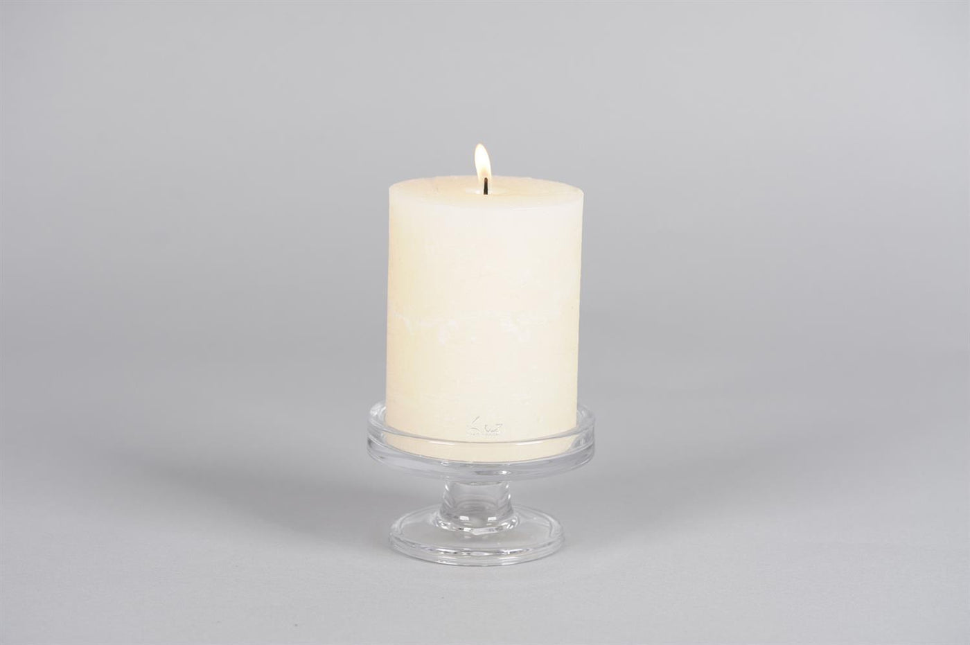 Circuli - Glass Pillar Taper Candle Holder - Ø12xH6.8cm