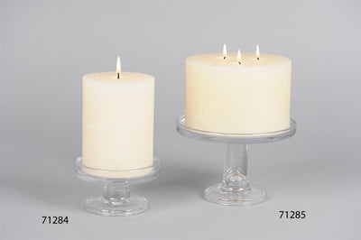 Circuli - Glass Pillar Taper Candle Holder - Ø12xH6.8cm