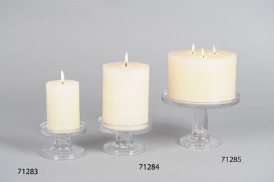 Circuli - Glass Pillar Taper Candle Holder